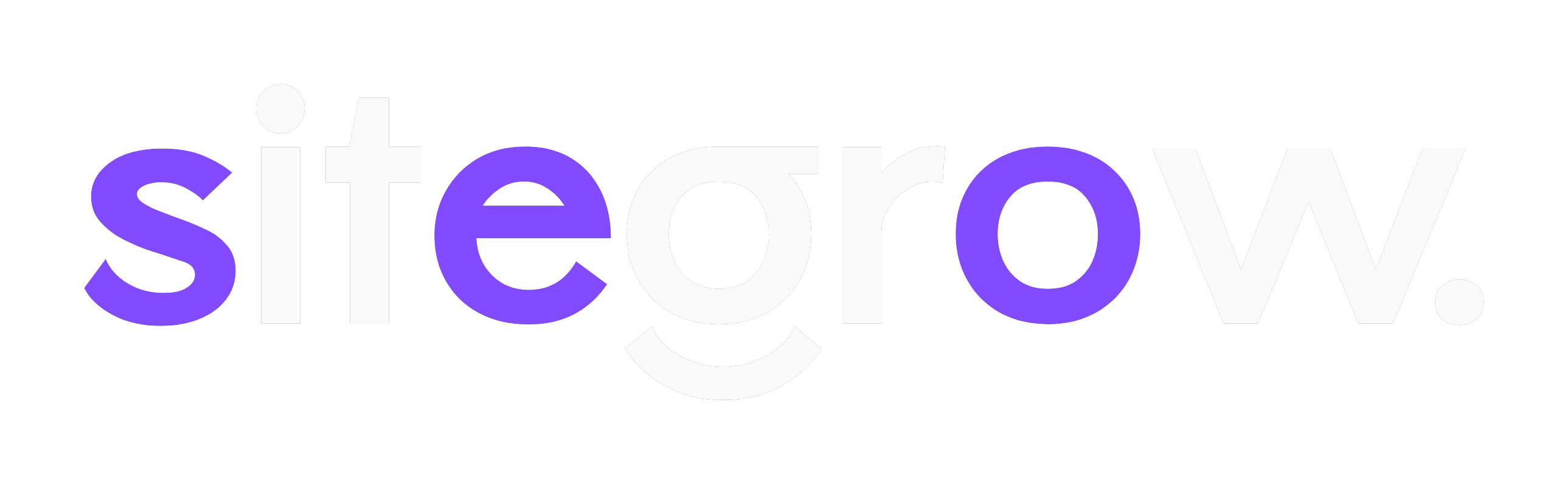 Sitegrow, logo couleur, fond foncé